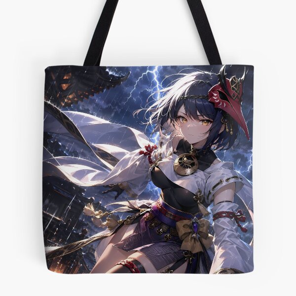 Item preview, Kujou Sara Genshin Impact Thunderstorm City designed and sold by SolenneAzur.