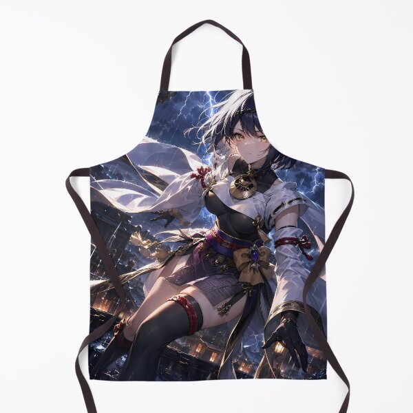 Item preview, Kujou Sara Genshin Impact Thunderstorm City designed and sold by SolenneAzur.