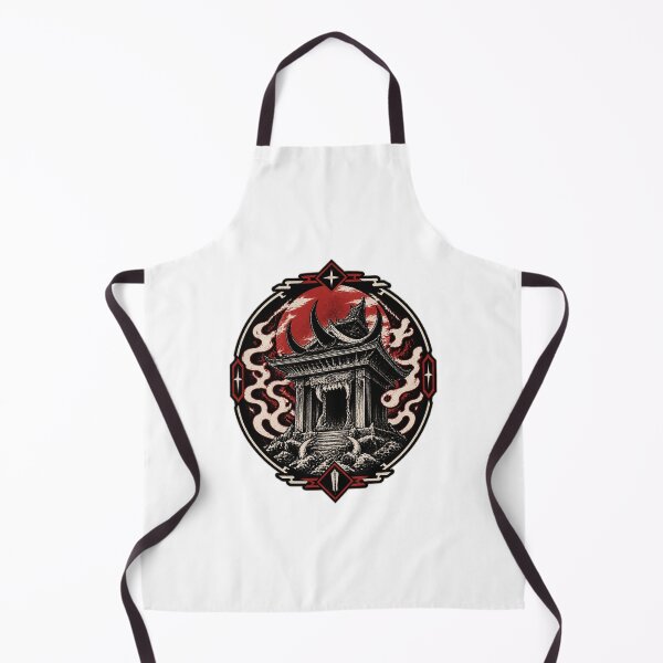Item preview, Dark Malevolent Shrine Gothic Horror Design with Eerie Vibes designed and sold by whalepotatos.