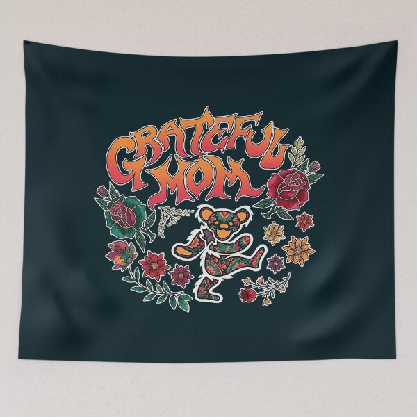Item preview, Grateful Mom Floral Dancing Bear Design designed and sold by KerfsUp.
