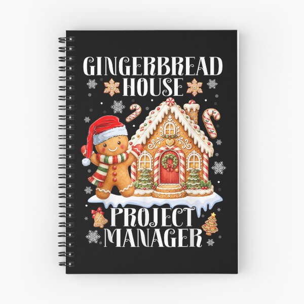 Item preview, Christmas Gingerbread House Project Manager Cookies Baking designed and sold by SuziLope.