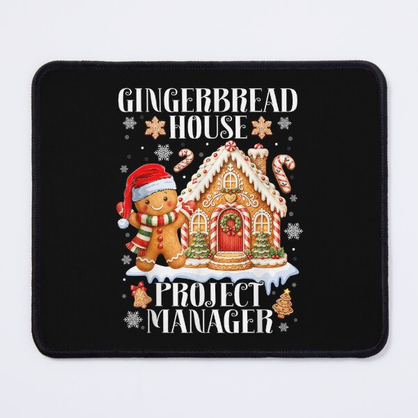 Item preview, Christmas Gingerbread House Project Manager Cookies Baking designed and sold by SuziLope.