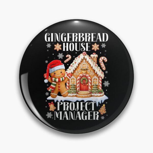 Item preview, Christmas Gingerbread House Project Manager Cookies Baking designed and sold by SuziLope.