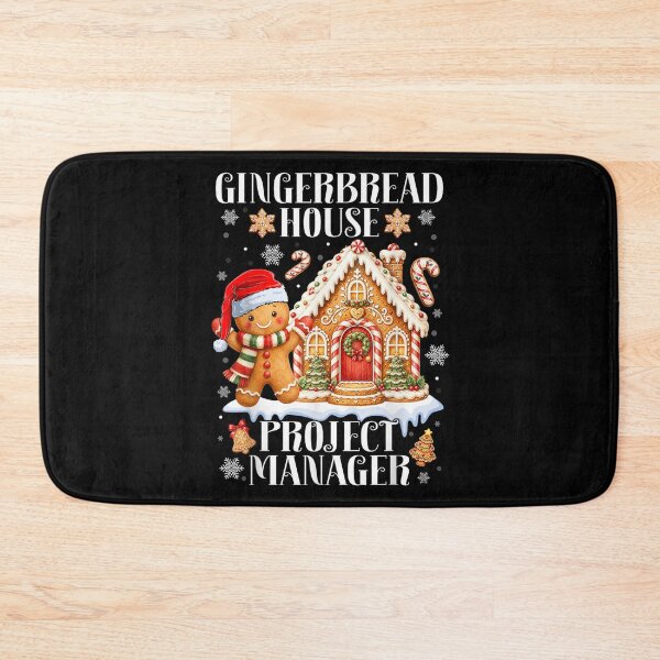 Item preview, Christmas Gingerbread House Project Manager Cookies Baking designed and sold by SuziLope.