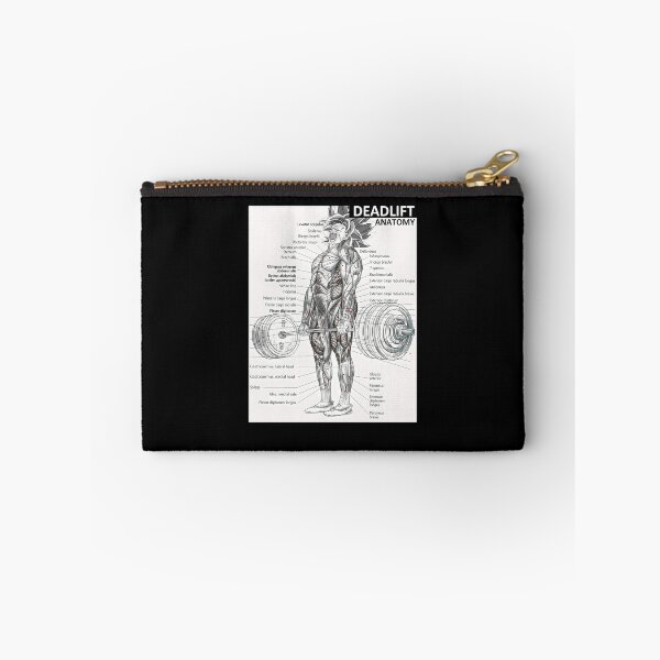 Item preview, Deadlift Muscle Chart - Anatomy Diagram - Anime Gym Motivational designed and sold by maudegd.