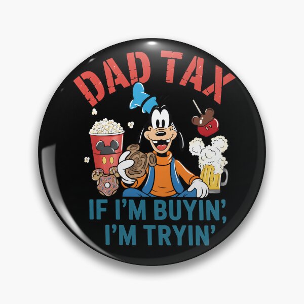 Item preview, Funny Cartoon Dad Snack Tax designed and sold by NoirLuxeStudio.