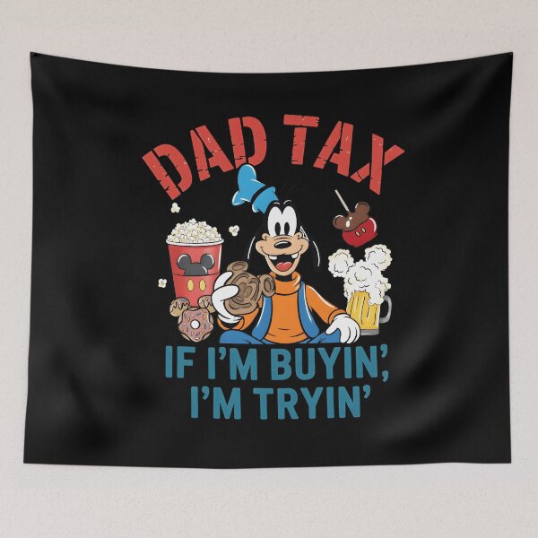 Item preview, Funny Cartoon Dad Snack Tax designed and sold by NoirLuxeStudio.