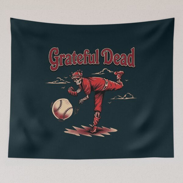 Item preview, Grateful Dead Baseball Pitcher Bear designed and sold by KerfsUp.