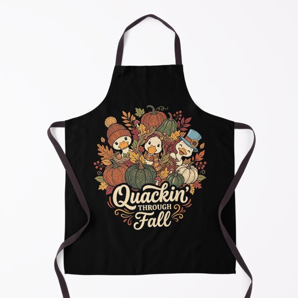 Item preview, Quackin' Through Fall Cute Autumn Ducks Pumpkin Harvest designed and sold by ArcaneArtistry.