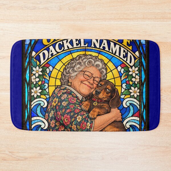 Item preview, Oma Love Dackel Named Wackel - German Grandma Dachshund Art designed and sold by BRTHRCNK01.