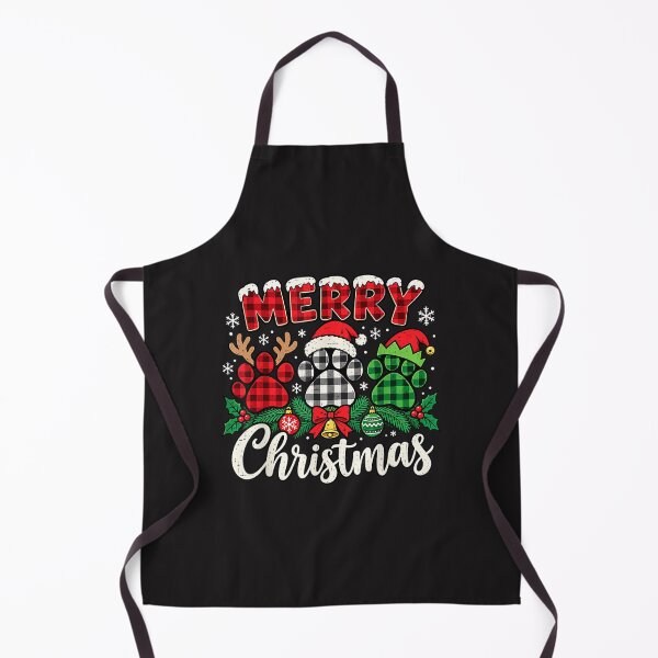 Item preview, Merry Christmas Dog Paws Plaid Santa Reindeer Elf Dog Lover designed and sold by kiralynstration.