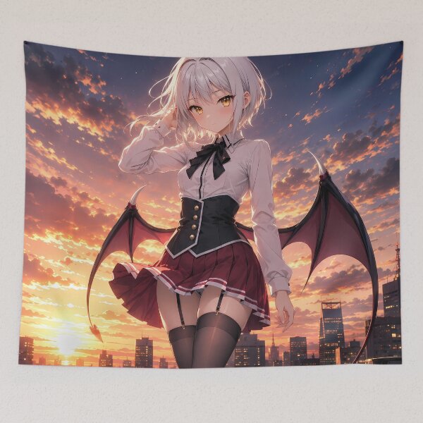 Item preview, Koneko Toujou High School DxD Fiery Rooftop Sunset designed and sold by SolenneAzur.