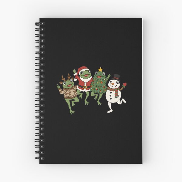 Item preview, Funny Christmas Frogs Santa Reindeer Christmas Tree Snowman Holiday designed and sold by WilfRedokry-21.
