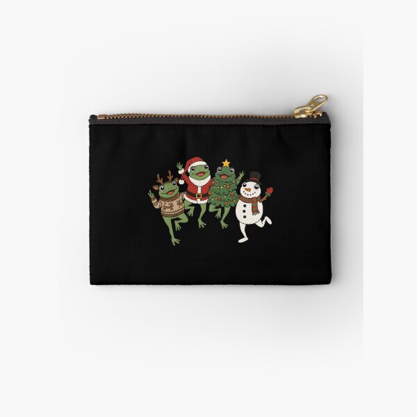 Item preview, Funny Christmas Frogs Santa Reindeer Christmas Tree Snowman Holiday designed and sold by WilfRedokry-21.