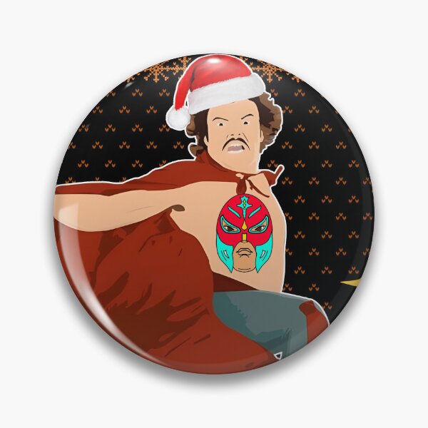 Aperçu de l'œuvre Nacho Libre, je veux que tu te détendes, vilain Noël créée et vendue par Regainbara.
