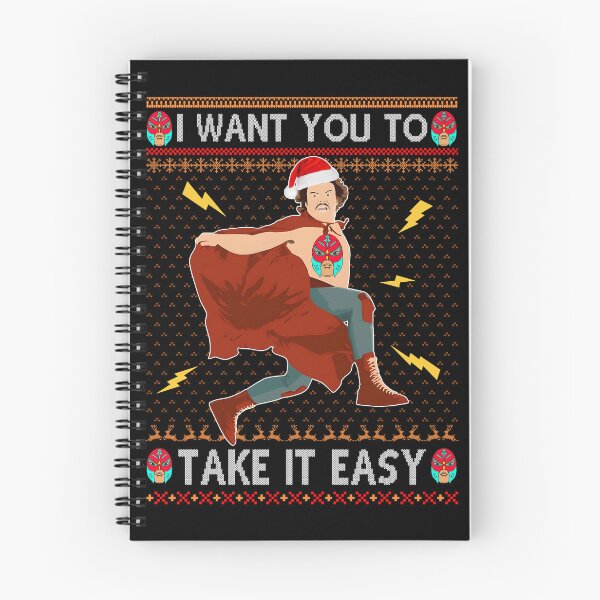 Item preview, Nacho Libre I Want You To Take It Easy Ugly Christmas  designed and sold by Regainbara.