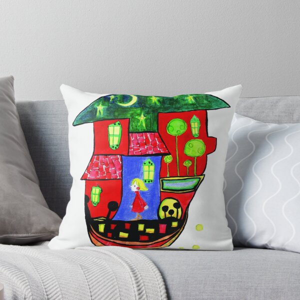 Item preview, Little Girl Walking Under Starry Roof designed and sold by pon-pon-55.