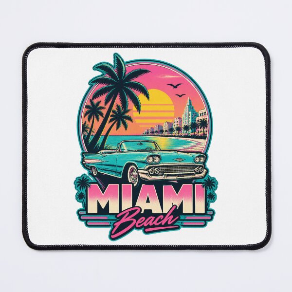 Item preview, Retro Miami Beach Vintage Style Design for Men and Women designed and sold by Pokenus.