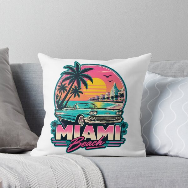 Item preview, Retro Miami Beach Vintage Style Design for Men and Women designed and sold by Pokenus.