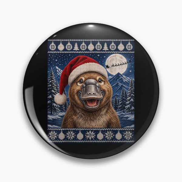 Item preview, Platypus Santa Ugly Christmas designed and sold by RenettaFunky.