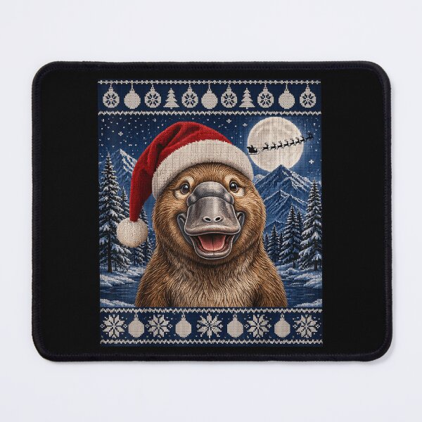 Item preview, Platypus Santa Ugly Christmas designed and sold by RenettaFunky.