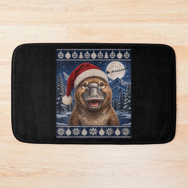 Item preview, Platypus Santa Ugly Christmas designed and sold by RenettaFunky.