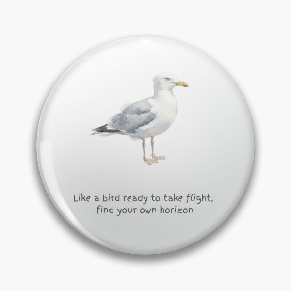 Item preview, Find Your Own Horizon Watercolour Seagull designed and sold by made by Golightly x.