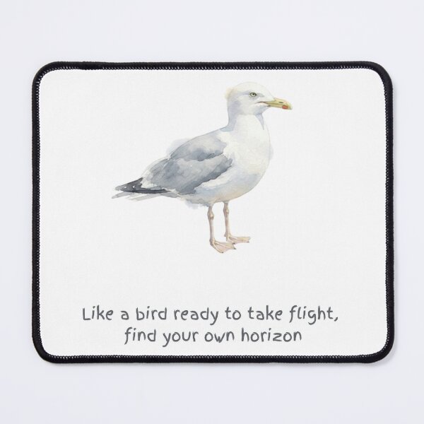 Item preview, Find Your Own Horizon Watercolour Seagull designed and sold by made by Golightly x.
