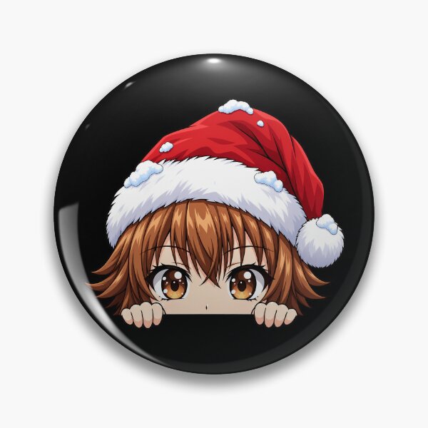 Item preview, Chisa Kotegawa Grand Blue Christmas Peeking Santa Hat designed and sold by SolenneAzur.