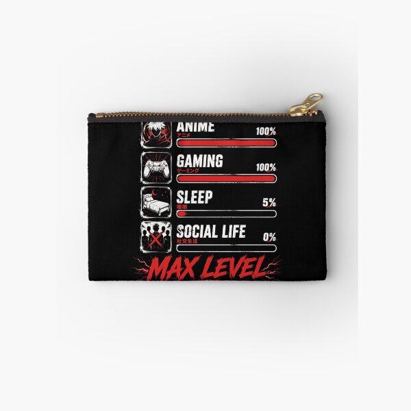 Item preview, Anime Gaming Max Level Funny Gamer Lifestyle designed and sold by gordonbwyashop.