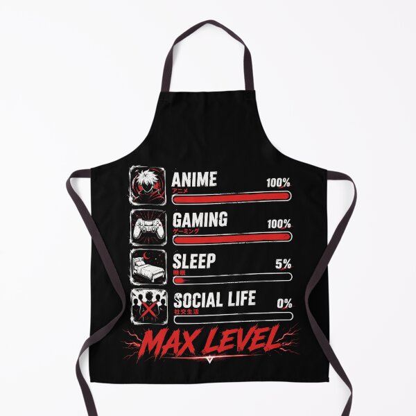 Item preview, Anime Gaming Max Level Funny Gamer Lifestyle designed and sold by gordonbwyashop.
