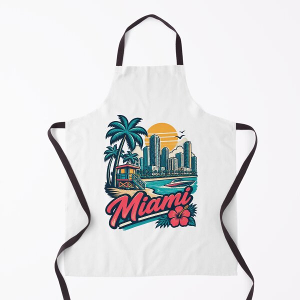 Item preview, Miami Florida USA Minimalist Line Art Skyline Poster Design designed and sold by Pokenus.