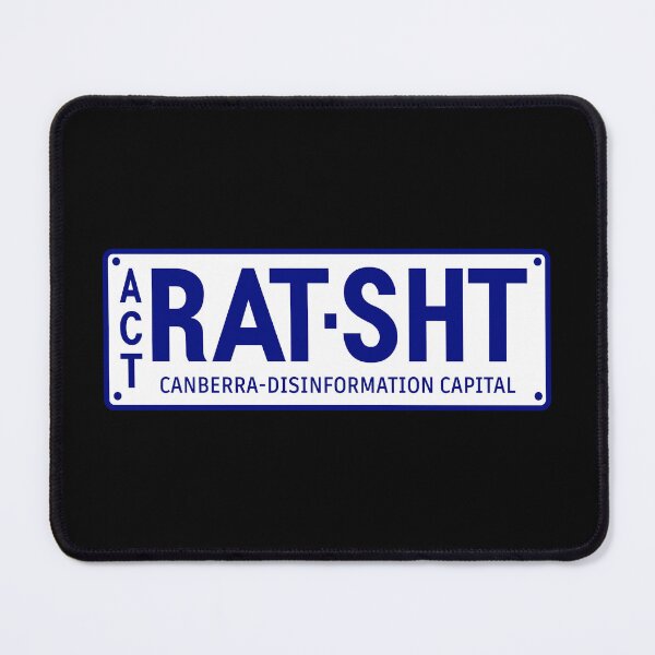 Item preview, ACT, CANBERRA - RAT SHT, DISINFORMATION - NOVELTY SIGN - POLITICAL HUMOUR  designed and sold by AASparksDesigns.