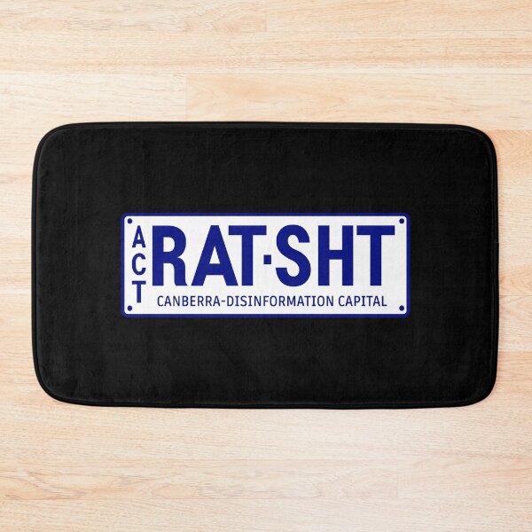 Artikelvorschau, ACT, CANBERRA – RAT SHT, DESINFORMATION – NEUHEITSSCHILD – POLITISCHER HUMOR entworfen und verkauft von AASparksDesigns.
