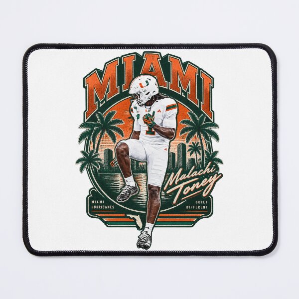 Item preview, Malachi Toney Miami Hurricanes Football Player Design designed and sold by Pokenus.