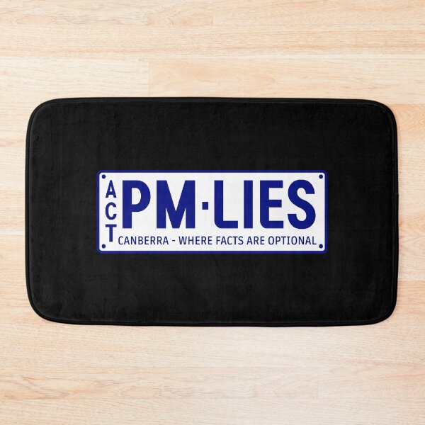 Item preview, ACT REGISTRATION - PM LIES, CANBERRA - NOVELTY SIGN - POLITICAL HUMOUR  designed and sold by AASparksDesigns.