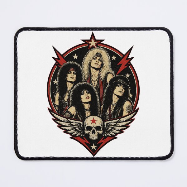 Item preview, Glam Metal Rock Music Retro Style Graphic Design designed and sold by danderetofu.