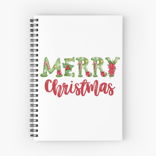 Item preview, Candy Cane Merry Christmas Lettering with Poinsettia designed and sold by Lorets-Designs.