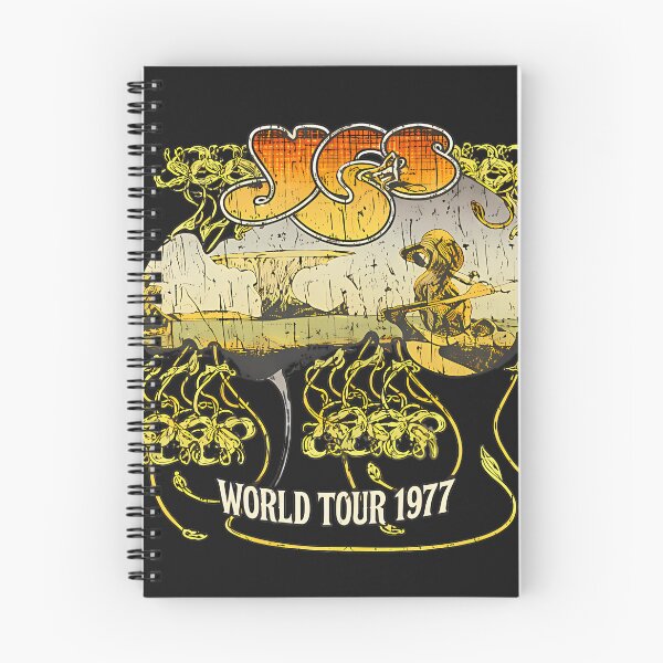 Item preview, Yes World Tour 1977 Distressed Rock 91 designed and sold by SVRT SHIRT.