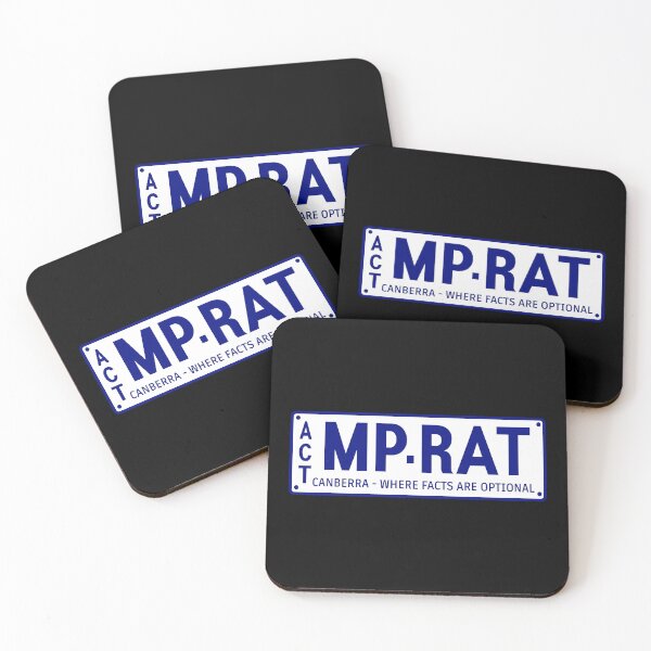 Item preview, ACT REGISTRATION - MP RAT, CANBERRA - NOVELTY SIGN - POLITICAL HUMOUR  designed and sold by AASparksDesigns.