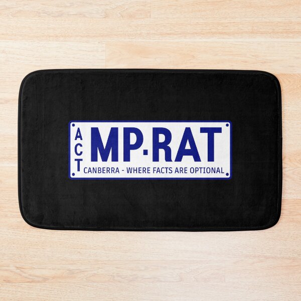 Item preview, ACT REGISTRATION - MP RAT, CANBERRA - NOVELTY SIGN - POLITICAL HUMOUR  designed and sold by AASparksDesigns.