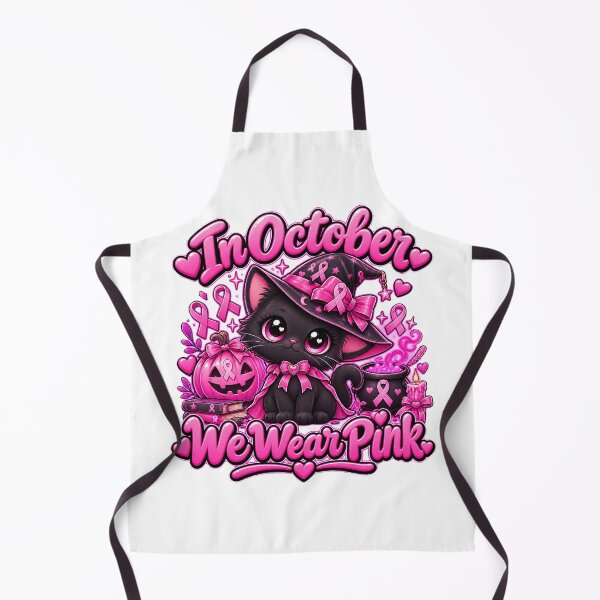 Item preview, Cute Cat Warrior Breast Cancer Design designed and sold by QuiteOrbit.