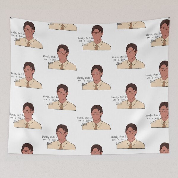 Item preview, Identity Theft Is Not A Joke Jim designed and sold by JCaliHandCra.