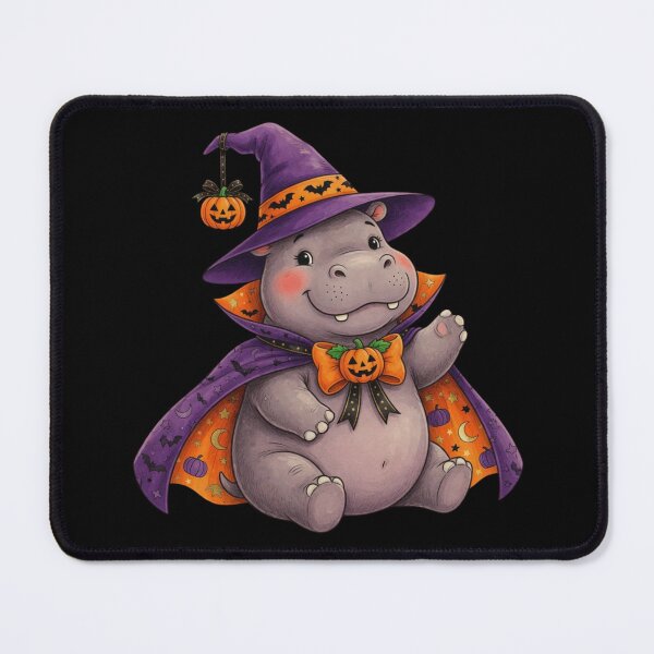 Item preview, Cute Witch Baby Hippo Halloween Costume Pumpkin Magic designed and sold by CF_VintageDesign.