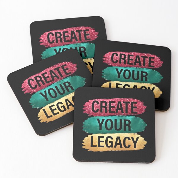 Item preview, Create Your Legacy Motivational Quote designed and sold by digitalbob60.