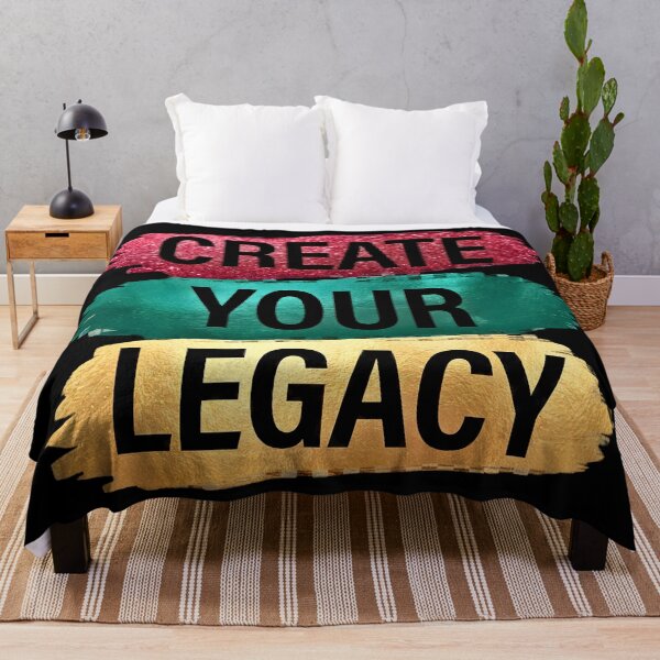 Item preview, Create Your Legacy Motivational Quote designed and sold by digitalbob60.