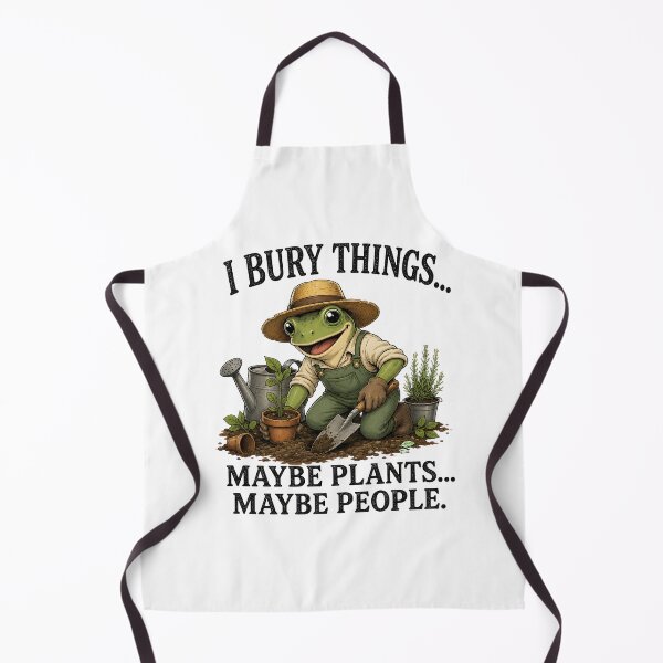 Item preview, Funny Frog Gardening I Bury Things Maybe Plants Maybe People designed and sold by WilfRedokry-21.