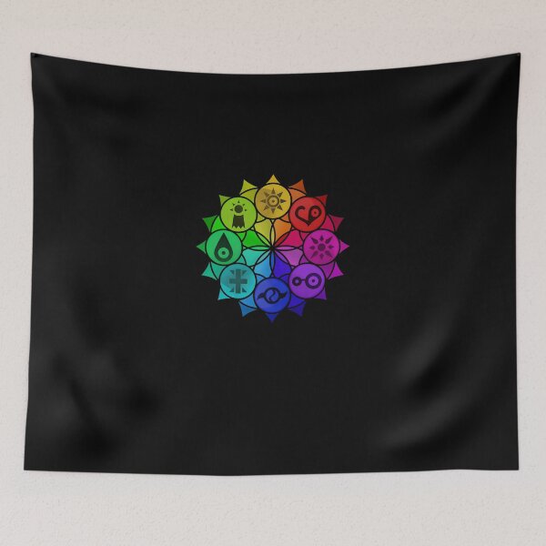 Item preview, Digimon Crests Mandala designed and sold by maudegd.