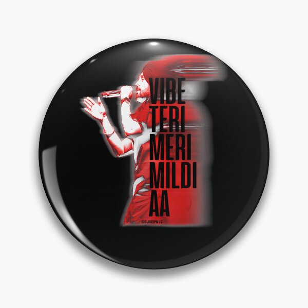 Item preview, Diljit Dosanjh  Vibe Teri Meri Mildi Aa  Desi Apparel T-Shirt designed and sold by bizubadachiu.