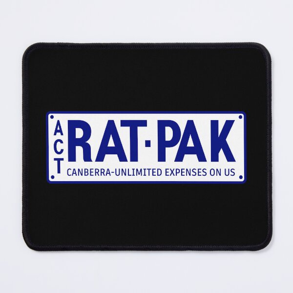 Item preview, ACT REGISTRATION - RAT PAK, MOTOR VEHICLE - NOVELTY SIGN - POLITICAL HUMOUR designed and sold by AASparksDesigns.